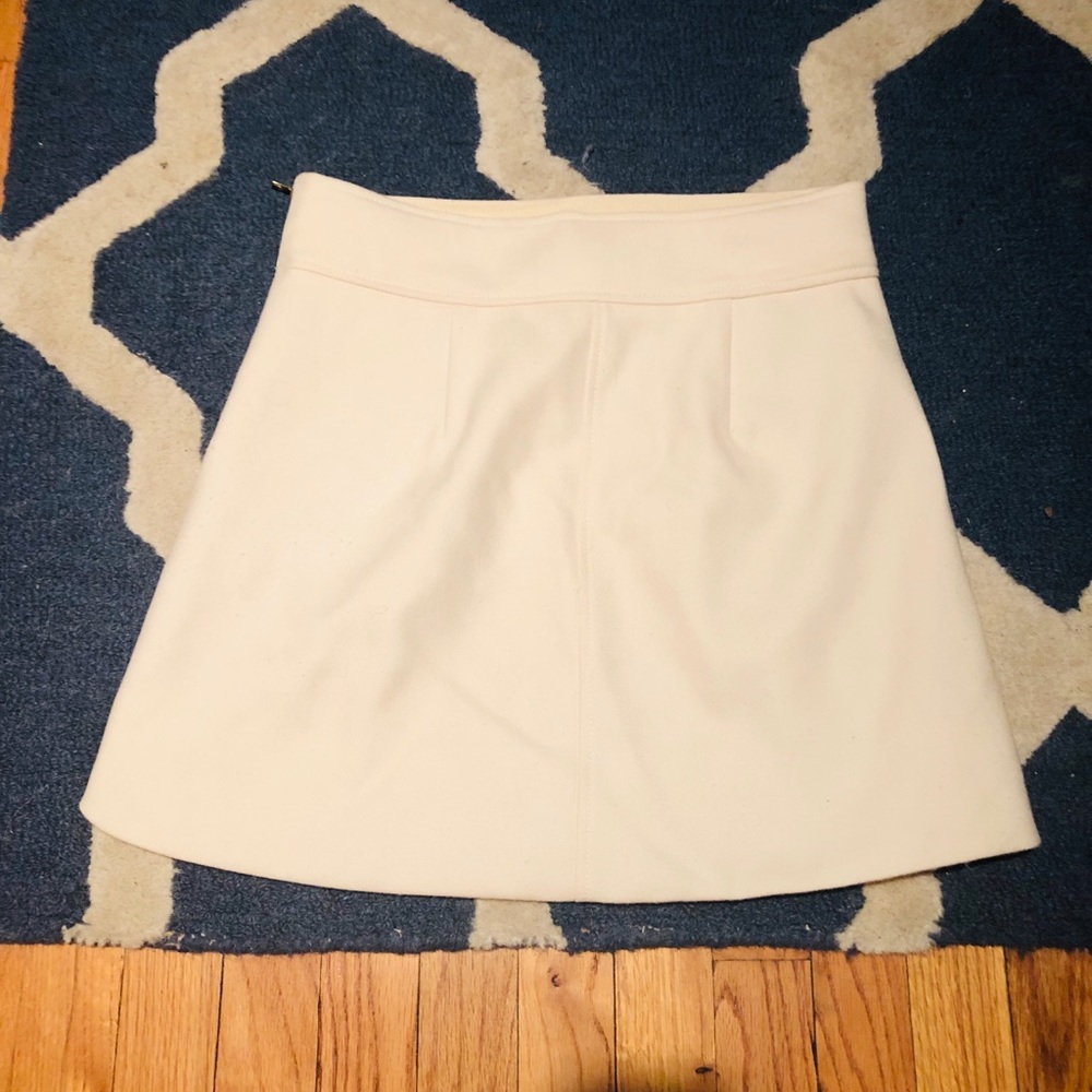 JCREW Winter White High Waisted skirt